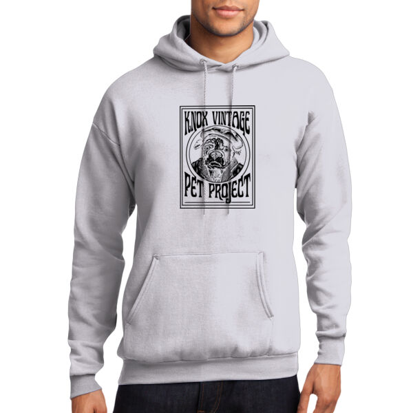 Legacy Black Print - Core Fleece Pullover Hooded Sweatshirt Thumbnail
