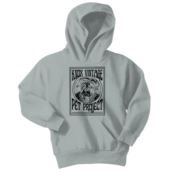 Legacy Black Print - Youth Core Fleece Pullover Hooded Sweatshirt Thumbnail
