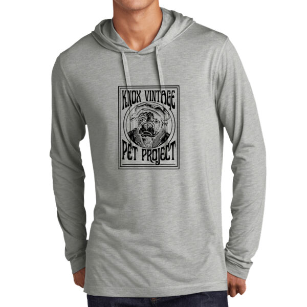 Legacy Black Print - PosiCharge ® Tri Blend Wicking Long Sleeve Hoodie Thumbnail