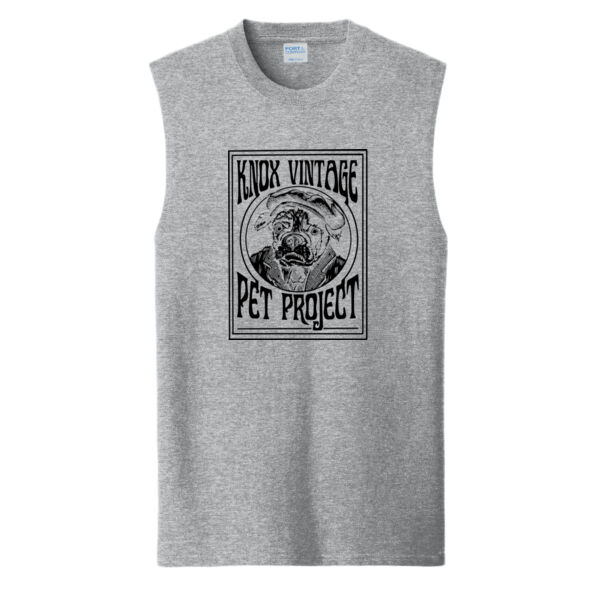 Legacy Black Print - Core Cotton Sleeveless Tee Thumbnail
