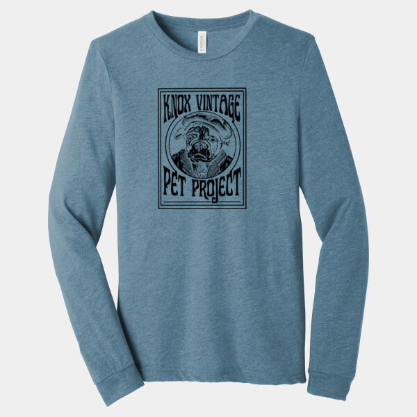 Legacy Black Print - Unisex Triblend Long Sleeve Tee Thumbnail