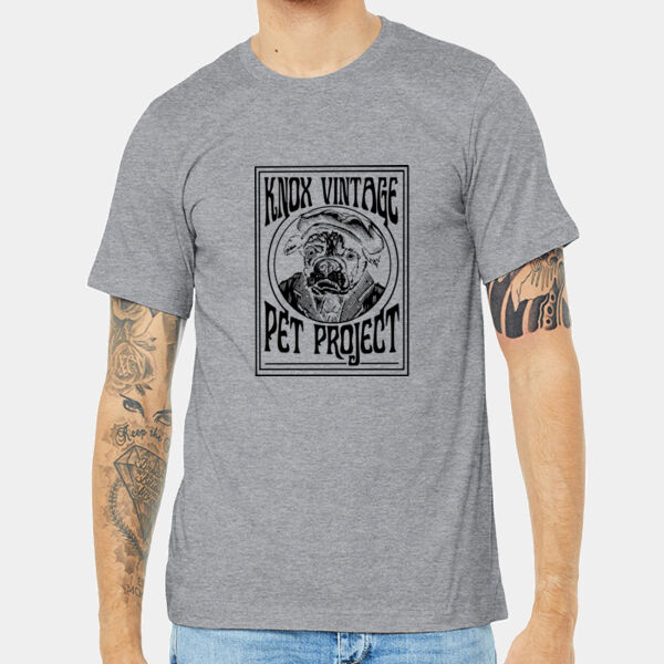 Legacy Black Print - Unisex Heather CVC Short Sleeve Tee Thumbnail