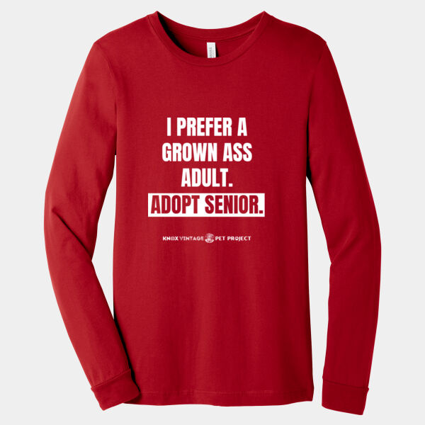 Grown Ass Adult White Print Thumbnail