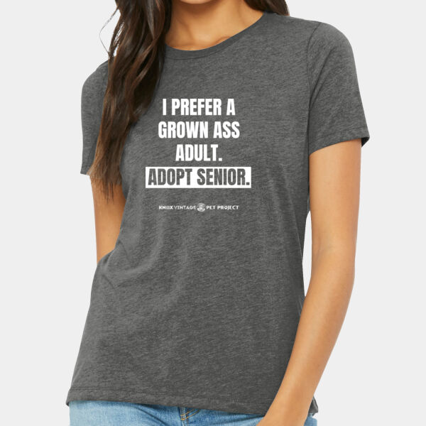 Grown Ass Adult White Print Thumbnail