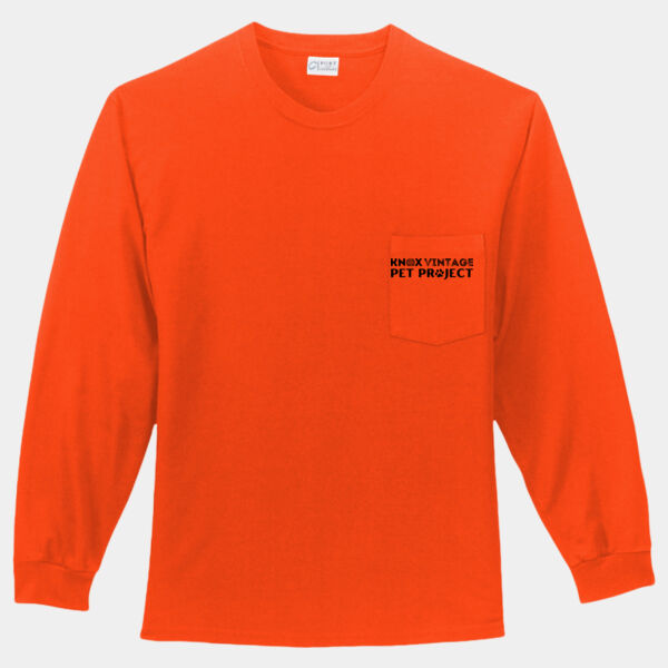 ODNT Printed pocket full back - Long Sleeve Essential Pocket Tee Thumbnail