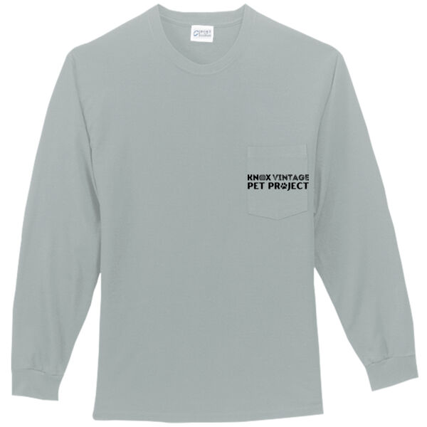ODNT Printed pocket full back - Tall Long Sleeve Essential Pocket Tee Thumbnail