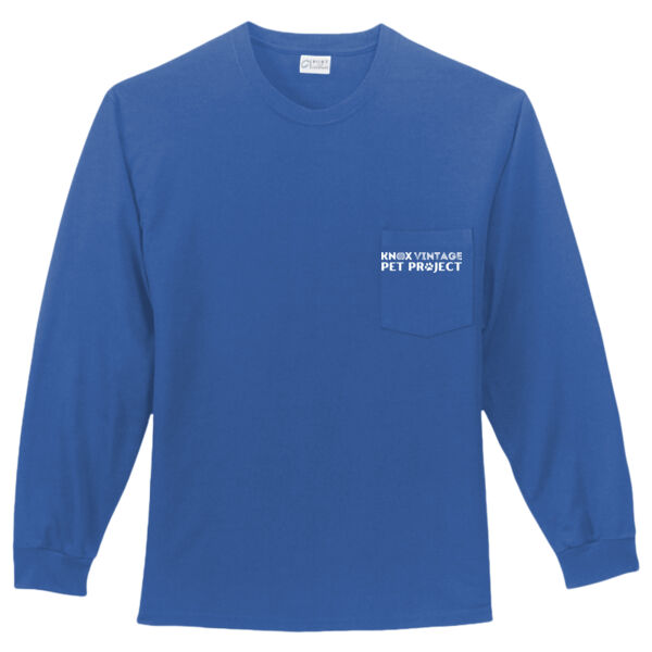 ODNT Printed front pocket full back - Long Sleeve Essential Pocket Tee Thumbnail
