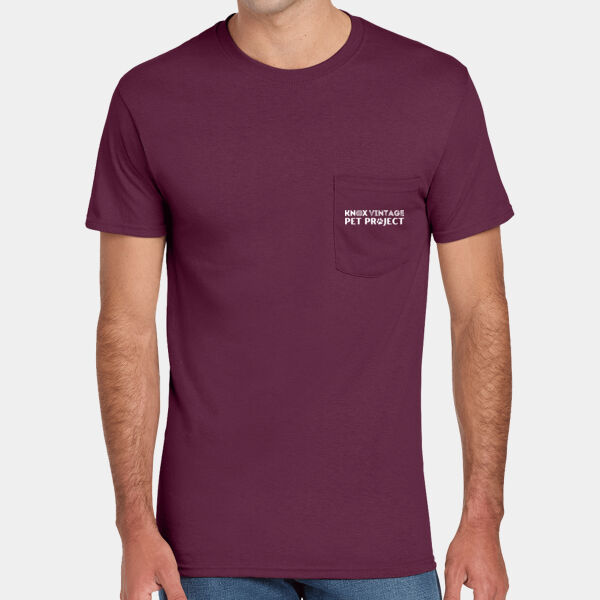 ODNT Printed front pocket full back - Dri Power ® 50/50 Cotton/Poly Pocket T Shirt Thumbnail