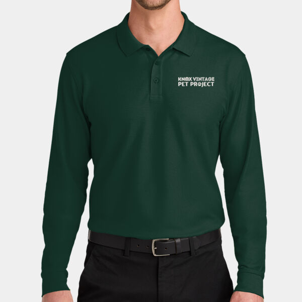 KVPP Embroidered - Wearever Signature Pique Long Sleeve Polo Thumbnail