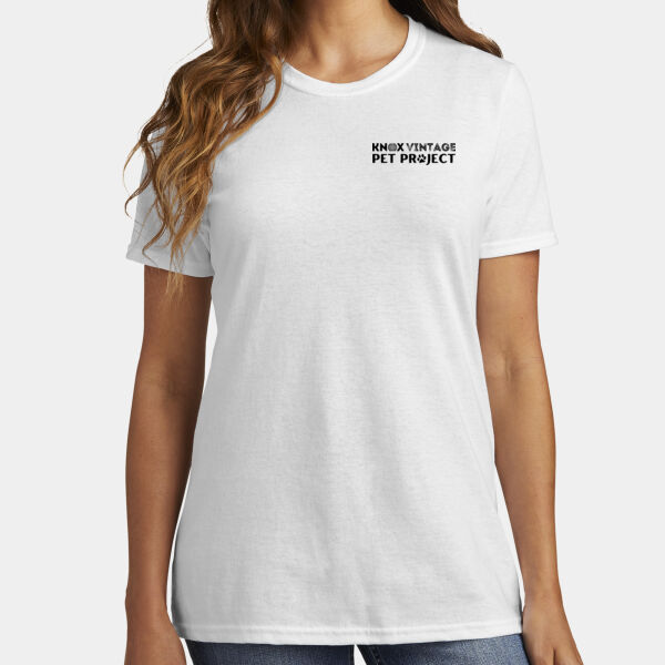 ODNT Printed front and back - Heavyweight Ring Spun Pocket Tee 2 - Ladies Core Cotton Tee Thumbnail