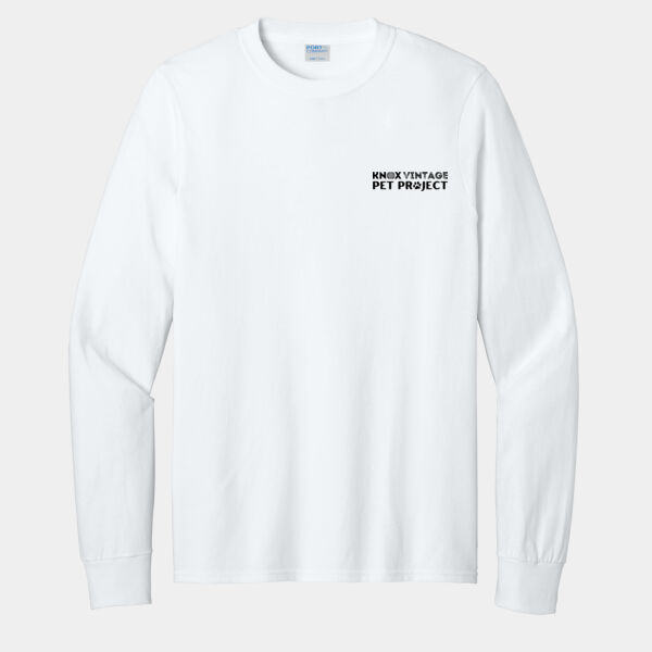 ODNT Printed front and back - Heavyweight Ring Spun Pocket Tee 2 - Long Sleeve Core Cotton Tee Thumbnail