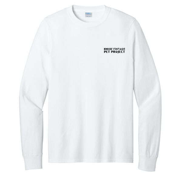 ODNT Printed front and back - Heavyweight Ring Spun Pocket Tee 2 - Long Sleeve Core Cotton Tee Thumbnail