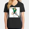 Ladies Core Cotton V-Neck Tee Thumbnail
