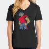 Ladies Core Cotton V-Neck Tee Thumbnail