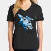 Ladies Core Cotton V-Neck Tee Thumbnail