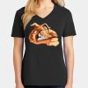 Ladies Core Cotton V-Neck Tee Thumbnail