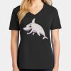 Ladies Core Cotton V-Neck Tee Thumbnail