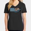 Ladies Core Cotton V-Neck Tee Thumbnail