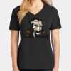 Ladies Core Cotton V-Neck Tee Thumbnail