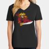 Ladies Core Cotton V-Neck Tee Thumbnail