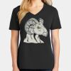 Ladies Core Cotton V-Neck Tee Thumbnail