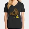 Ladies Core Cotton V-Neck Tee Thumbnail
