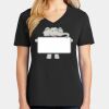 Ladies Core Cotton V-Neck Tee Thumbnail