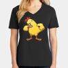 Ladies Core Cotton V-Neck Tee Thumbnail