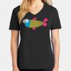 Ladies Core Cotton V-Neck Tee Thumbnail