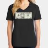 Ladies Core Cotton V-Neck Tee Thumbnail