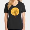 Ladies Core Cotton V-Neck Tee Thumbnail
