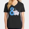 Ladies Core Cotton V-Neck Tee Thumbnail