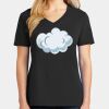 Ladies Core Cotton V-Neck Tee Thumbnail