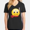 Ladies Core Cotton V-Neck Tee Thumbnail