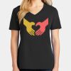 Ladies Core Cotton V-Neck Tee Thumbnail