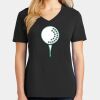 Ladies Core Cotton V-Neck Tee Thumbnail