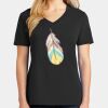 Ladies Core Cotton V-Neck Tee Thumbnail