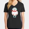 Ladies Core Cotton V-Neck Tee Thumbnail