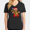 Ladies Core Cotton V-Neck Tee Thumbnail