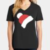 Ladies Core Cotton V-Neck Tee Thumbnail