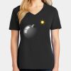 Ladies Core Cotton V-Neck Tee Thumbnail