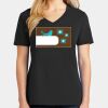 Ladies Core Cotton V-Neck Tee Thumbnail