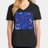 Ladies Core Cotton V-Neck Tee Thumbnail