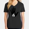 Ladies Core Cotton V-Neck Tee Thumbnail