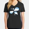 Ladies Core Cotton V-Neck Tee Thumbnail