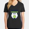 Ladies Core Cotton V-Neck Tee Thumbnail