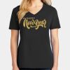 Ladies Core Cotton V-Neck Tee Thumbnail