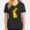Ladies Core Cotton V-Neck Tee Thumbnail