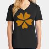 Ladies Core Cotton V-Neck Tee Thumbnail