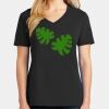 Ladies Core Cotton V-Neck Tee Thumbnail